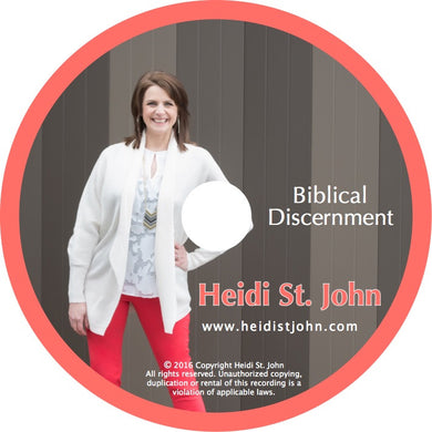 Biblical Discernment - Workshop Recording