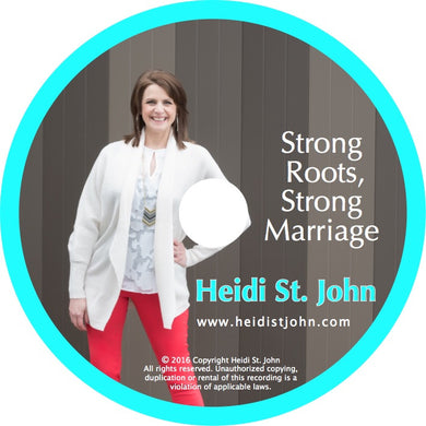 Strong Roots, Strong Marriage - Workshop Recording