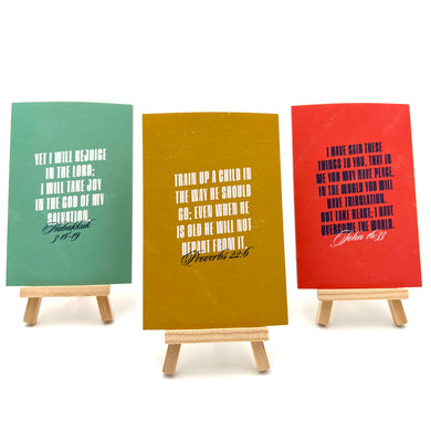 Born on a Battlefield Mini Easel Art Collection (Set of 5)